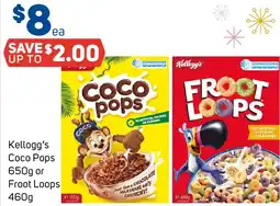 Foodland Kellogg's Coco Pops or Froot Loops offer