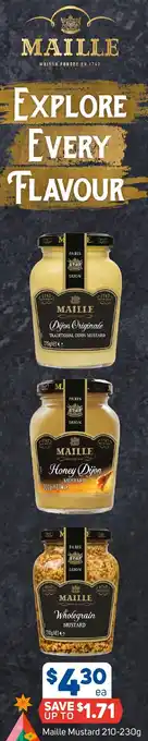 Foodland Maille Mustard offer