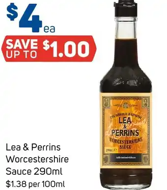 Foodland Lea & Perrins Worcestershire Sauce offer