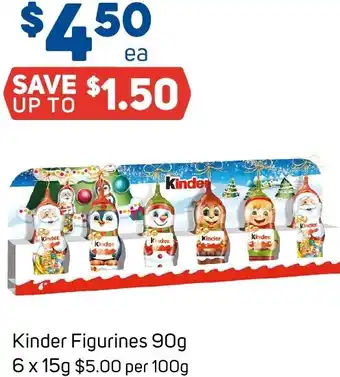 Foodland Kinder Figurines offer