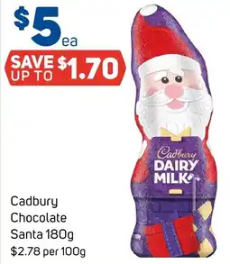 Foodland Cadbury Chocolate Santa offer