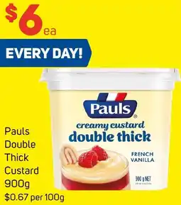 Foodland Pauls Double Thick Custard offer