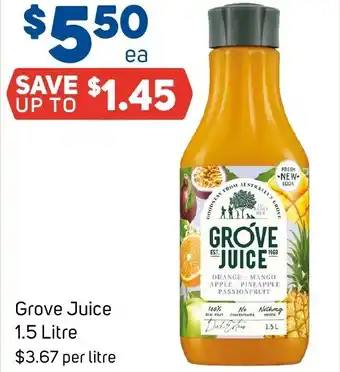 Foodland Grove Juice offer