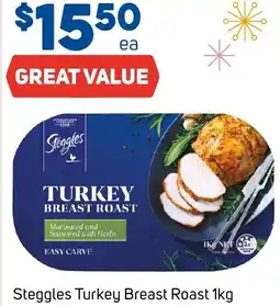 Foodland Steggles Turkey Breast Roast offer