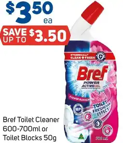 Foodland Bref Toilet Cleaner or Toilet Blocks offer