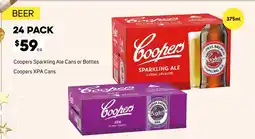 Foodland Coopers Sparkling Ale Cans or Bottles offer