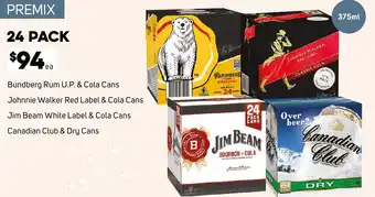 Foodland Canadian Club & Dry Cans offer