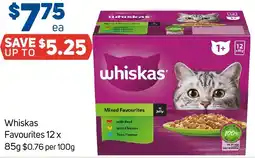 Foodland Whiskas Favourites offer