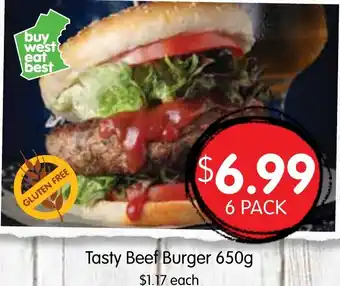 Spudshed Tasty Beef Burger offer