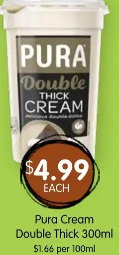 Spudshed Pura Cream Double Thick offer