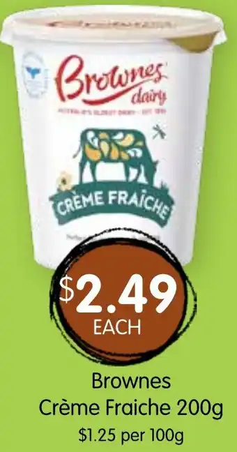 Spudshed Crème Fraiche offer