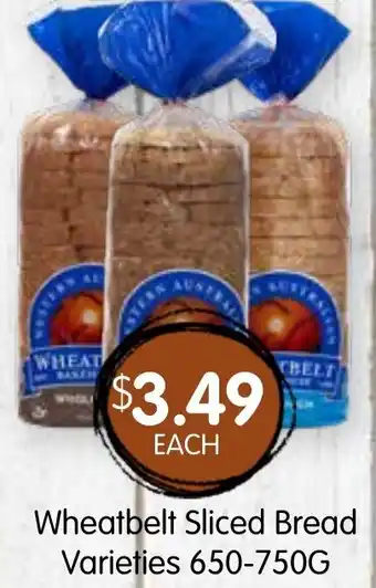 Spudshed Wheatbelt Sliced Bread Varieties offer