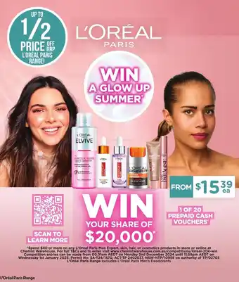 Chemist Warehouse L'oréal paris range offer