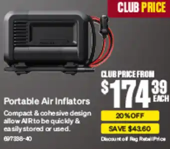 SuperCheap Auto Portable Air Inflators offer