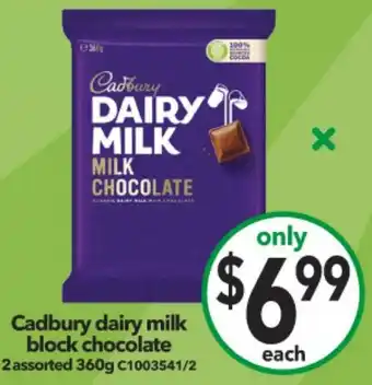 Cheap as Chips Cadbury dairy milk offer