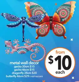 Cheap as Chips metal wall decor offer