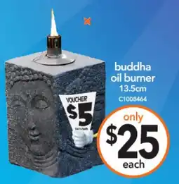 Cheap as Chips buddha oil burner offer