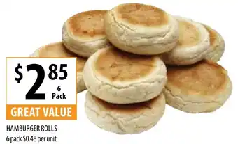 Supabarn Hamburger rolls offer