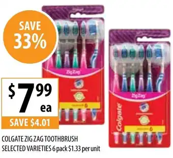 Supabarn Colgate zig zag toothbrush offer