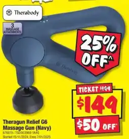 JB Hi-Fi Theragun Relief G6 Massage Gun offer
