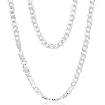 Grahams Jewellers Sterling silver curb 150 gauge 55cm chain offer