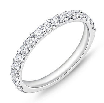 Grahams Jewellers Memoire 18ct white gold 1/2 carat diamond odessa eternity ring offer