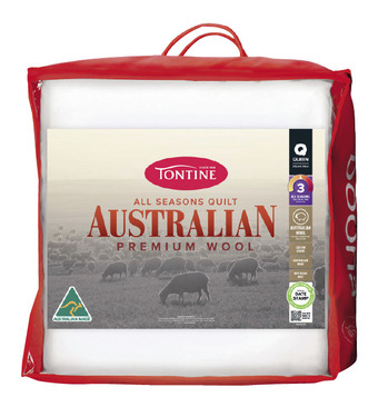 Harris Scarfe Tontine 300gsm premium australian wool quilt - kb offer