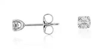 Grahams Jewellers Flawless cut 18ct white gold diamond stud earrings offer
