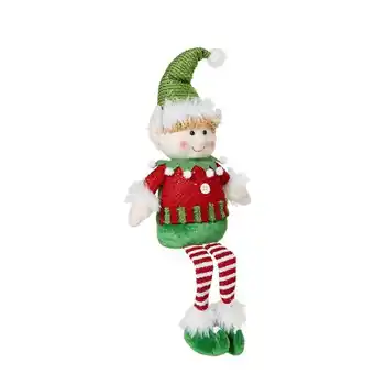 Soren 50cm sitting elf with green hat