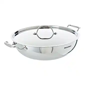 Harris Scarfe Bergner argent stainless steel induction 32cm wok offer