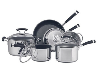 Harris Scarfe Circulon 6pc contempo stainless steel cookset offer