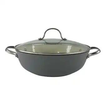 Harris Scarfe Smith+nobel light weight cast iron grey 26cm shallow caserole offer