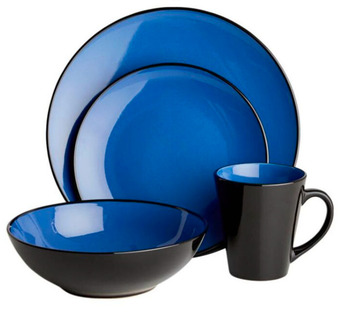Harris Scarfe Soren osaka 16pc dinnerset - blue offer