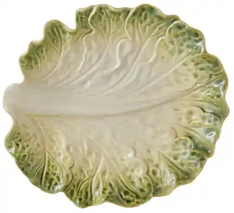 Chyka home garden patch 30.5cm serving platter - green