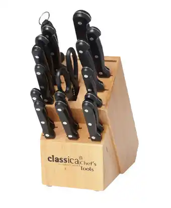 Harris Scarfe Classica chef's tool 17pc knife block set offer