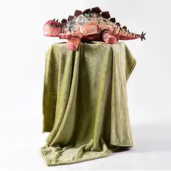 Happy kids dino novelty throw