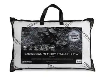 Harris Scarfe Ardor charcoal cover shredded memory foam pillow offer
