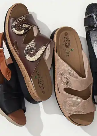 Harris Scarfe Natural comfort beatrice wedged slide offer
