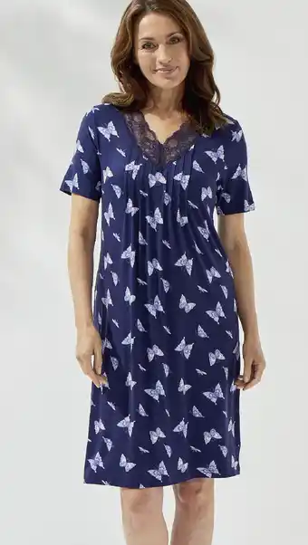 Harris Scarfe Sash & rose lace knit nightie offer