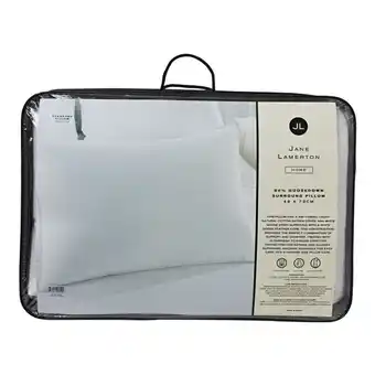 Harris Scarfe Jane lamerton goose down surround pillow offer