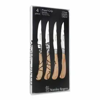 Harris Scarfe Stanley rogers woodlands 4pc steak knive set dsrt offer