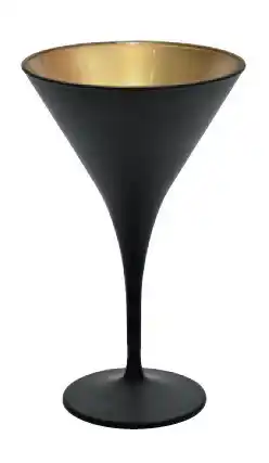 Harris Scarfe Art craft luna 4pc glassware martini set - black offer