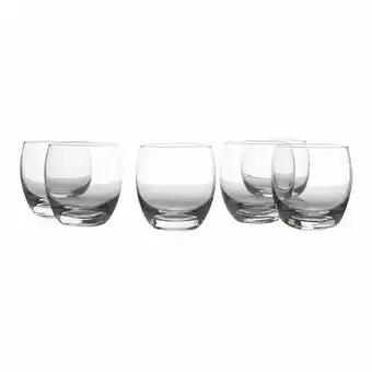 Casa domani evolve 6pc glassware tumbler set