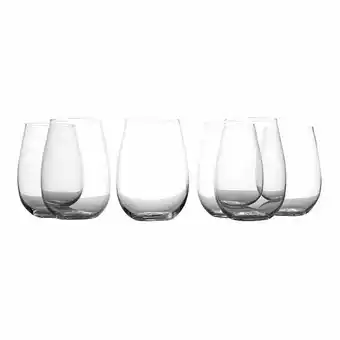 Harris Scarfe Casa domani evolve 6pc glassware stemless set offer
