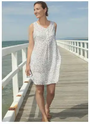 Khoko collection sleeveless button dress