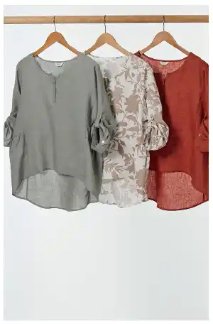 Harris Scarfe Khoko collection relaxed linen shirt offer