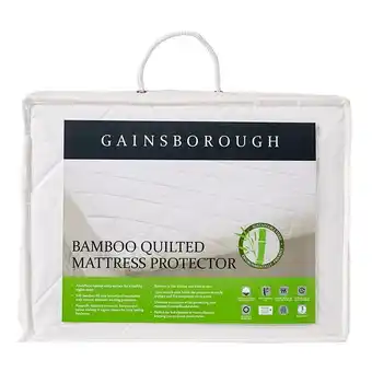 Gainsborough bamboo quilted mattress protector kb