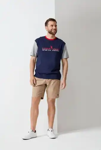 U.s. polo assn. short sleeve contrast sleeve tee