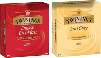 IGA Twinings Tea Bags 80-100 Pack Selected Varieties offer