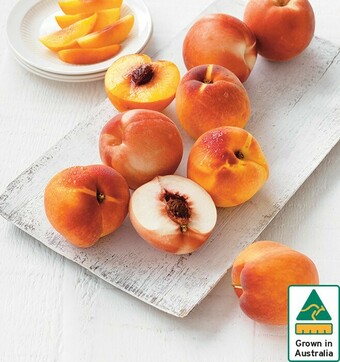 Australian Yellow & White Peaches